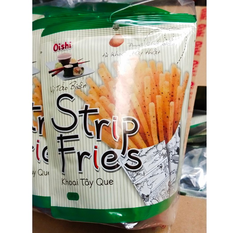 Khoai tây que vị Tảo biển Strip Fries - set 10 gói