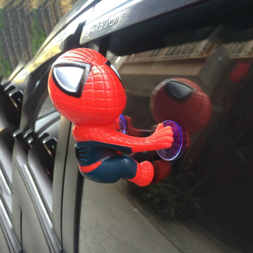trang trí xe máy, xe hơi , đồ chơi trẻ em spider man - người nhện