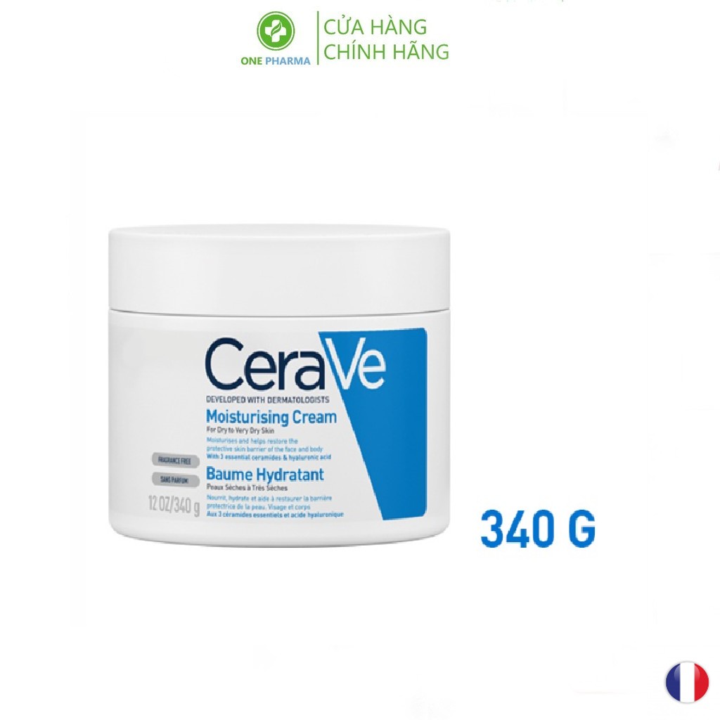 Kem dưỡng ẩm dành cho da khô Cerave Moisturizing Cream 340g