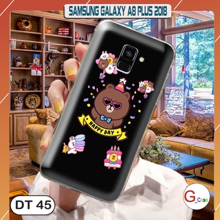 Ốp lưng dẻo samsung galaxy a8 plus 2018 - in hình