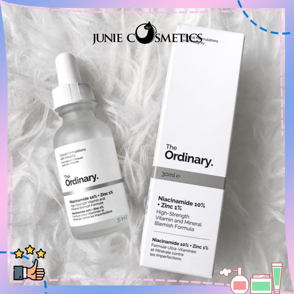 Serum THE ORDINARY giúp mờ thâm, sáng da Niacinamide 10% + Zinc 1%  (BILL sephora CA) 30ML