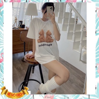 Áo thun 💚 ảnh thật 💛 cổ tròn chất cotton form rộng unisex palm angel