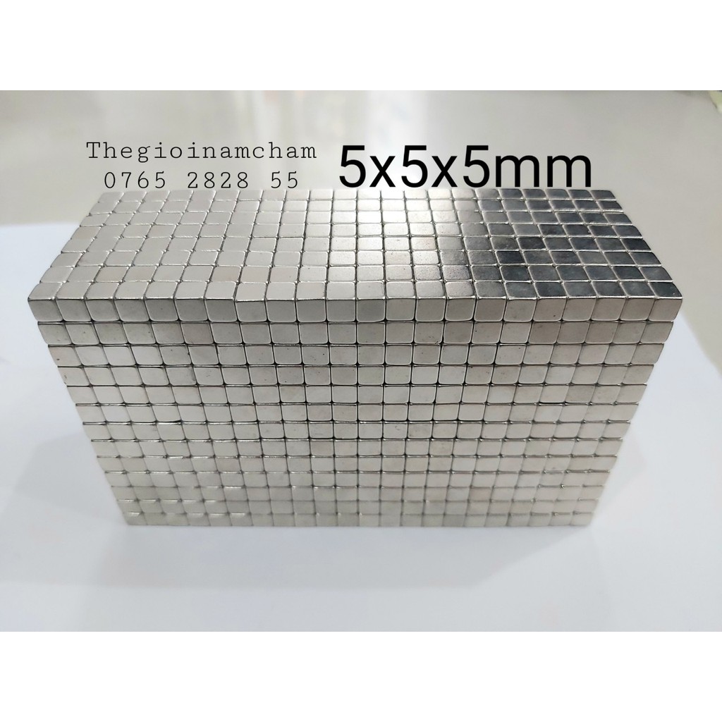 Nam châm vĩnh cửu hình khối vuông 5x5x5mm