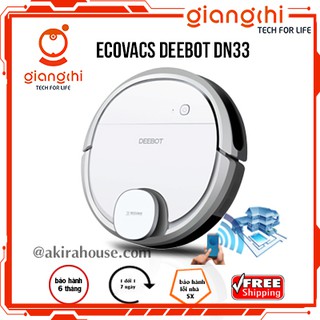 Máy Hút Bụi Thông Minh Ecovacs Deebot DN33 (Ozmo 900) Hàng Chính Hãng, Mới 100%, hàng trưng bày, Giá RẺ- GIANGCHISHOP