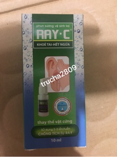RAY C  vệ sinh tai