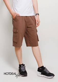 Quần short lửng kaki nam