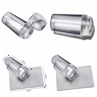 Con dấu silicon in móng trong suốt