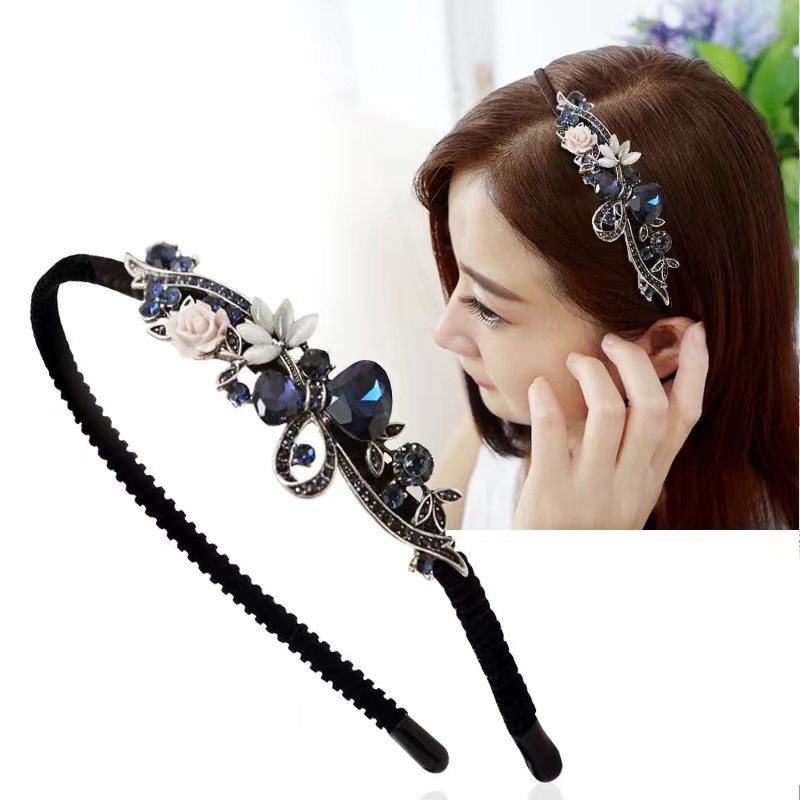 Kẹp Tóc Đính Đá Chống Trượt Dành Cho Nữ