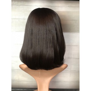 TÓC BỘ CÚP 35cm NÂU ĐEN