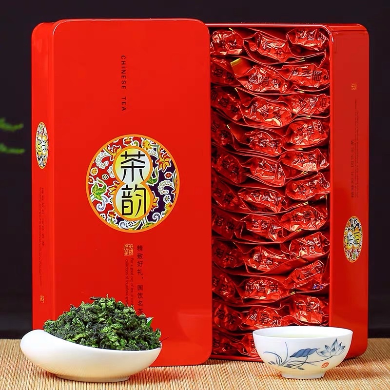 Sẵn TRÀ THIẾT QUAN ÂM hảo hạng hộp thiếc 32 gói