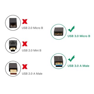 Dây Micro B 3.0 Ugreen mạ vàng chính hãng - Hapugroup