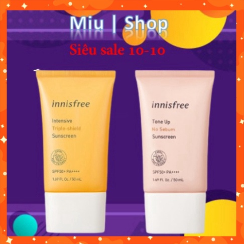Kem chống nắng lâu trôi làm sáng da innisfree Intensive Triple Care Sunscreen SPF50+ - Chính Hãng | BigBuy360 - bigbuy360.vn
