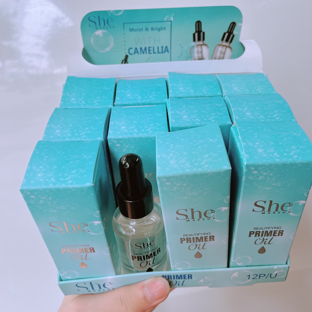 Tinh dầu She Oil Primer Mix Trộn kem nền 25ml chuyên dùng pha Kem Nền