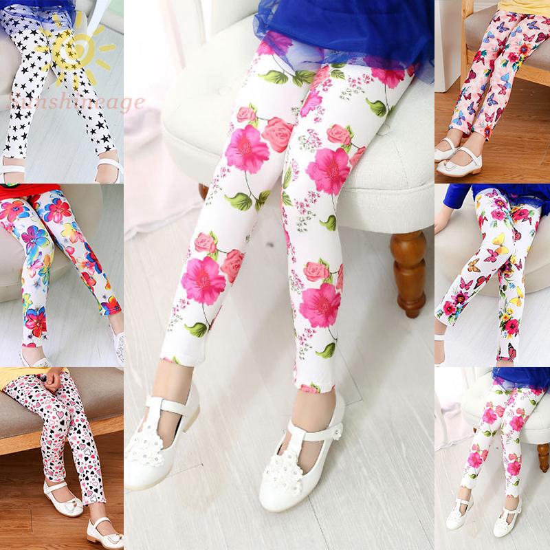 Thời Trang Quần Legging Vải Lụa Thoải Mái Cho Bé Gái