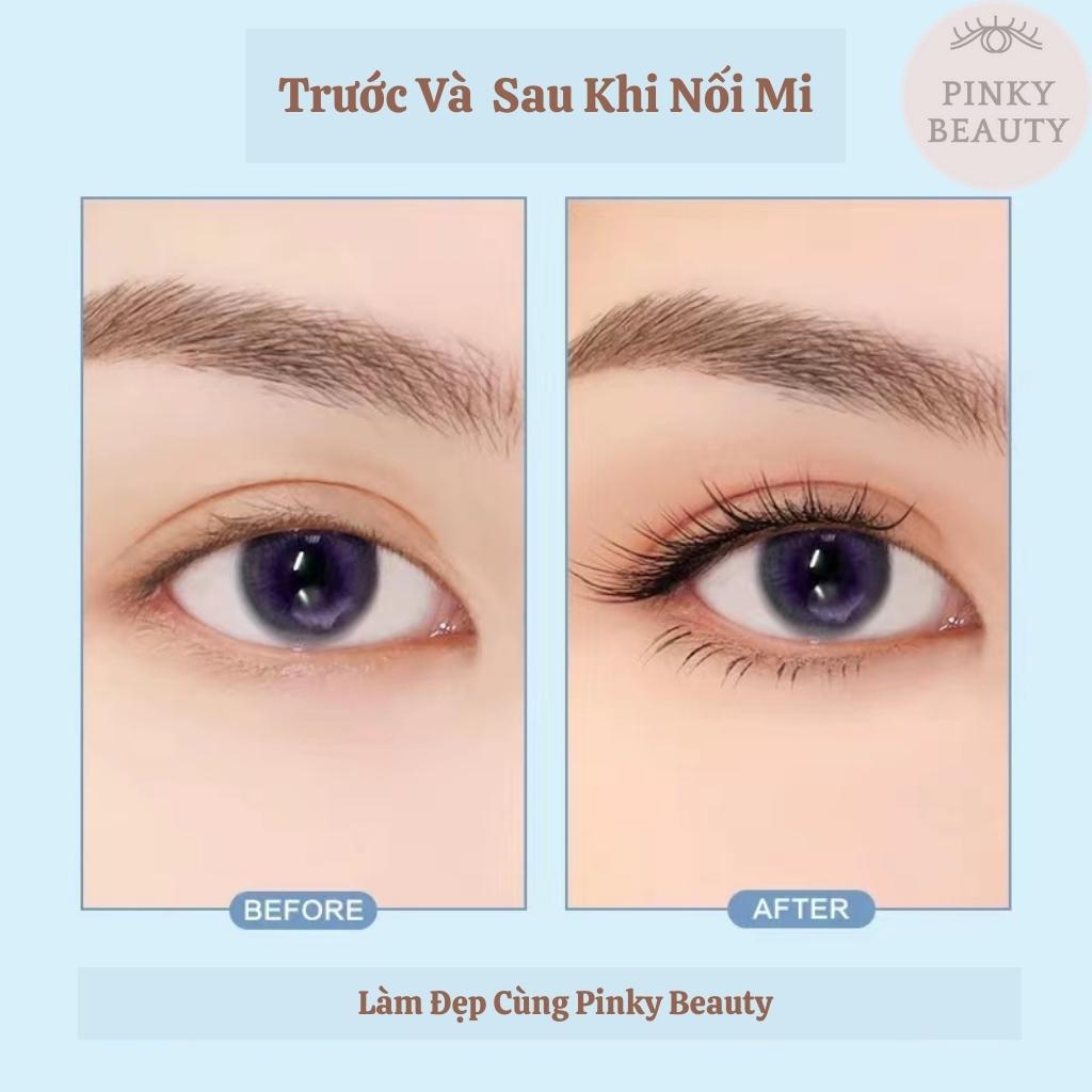 Lông Mi Giả Chùm Đuôi Cá, Hỗn Hợp Mi giả Ghép Nối Thiết Kế Đuôi Cá Đủ Size 8-12mm, Nối Mi Tại Nhà Monsheery-Pinky Beauty