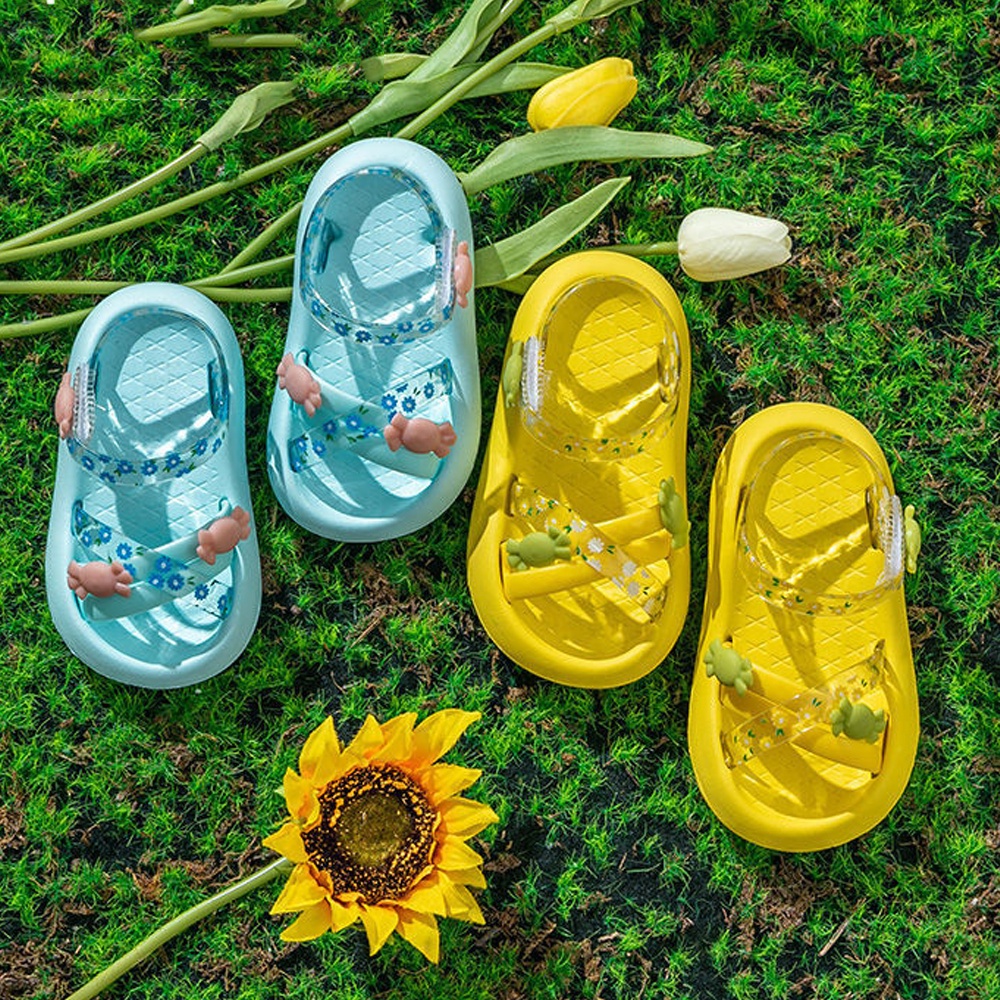 Dép quai hậu bé gái, sandal đi biển, đi chơi cho bé từ 8 đến 12 tuổi chống trơn trợt
