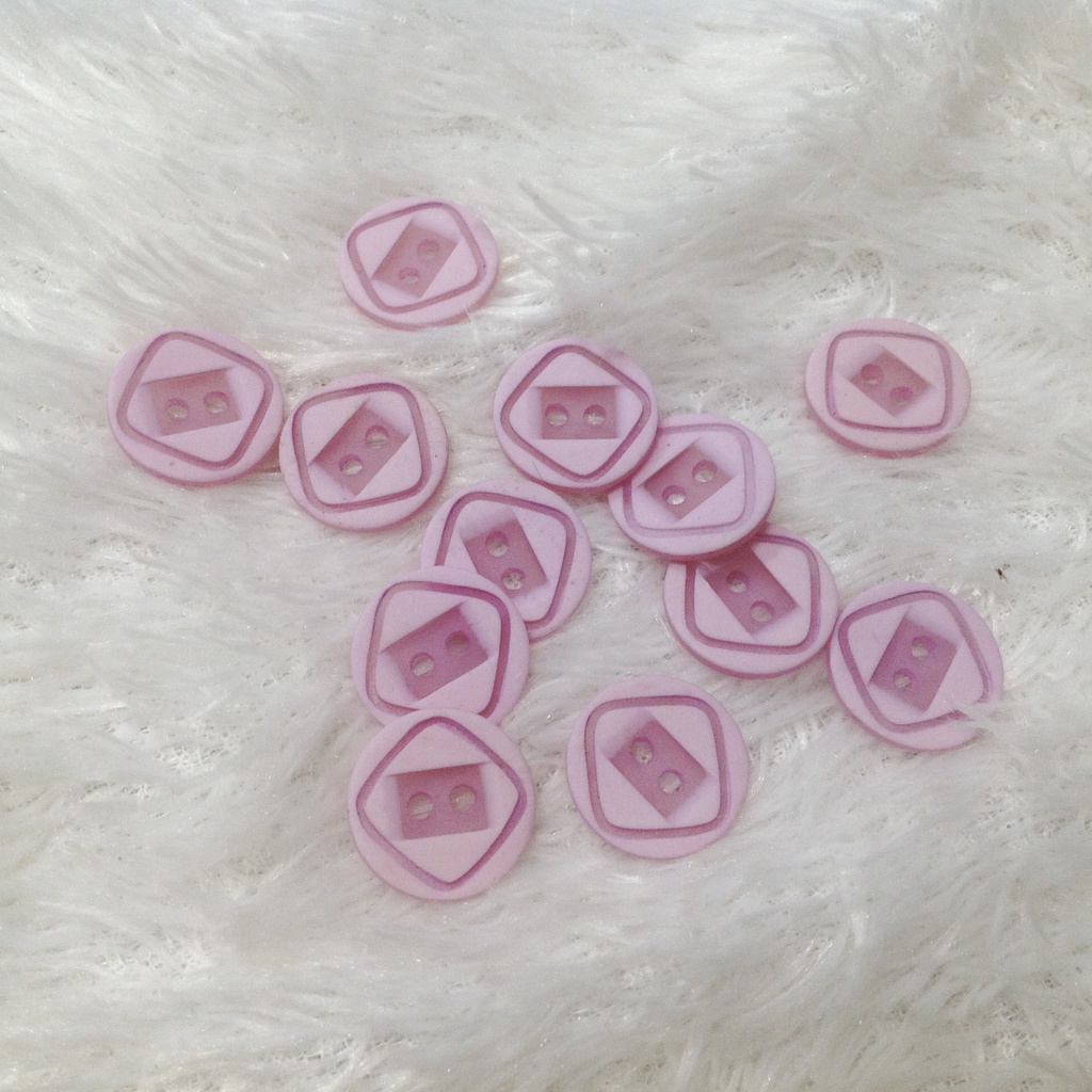 Nút áo nhựa truyền thống nhiều màu dễ thương khuy nhựa trang trí scrapbook size 1.8CM