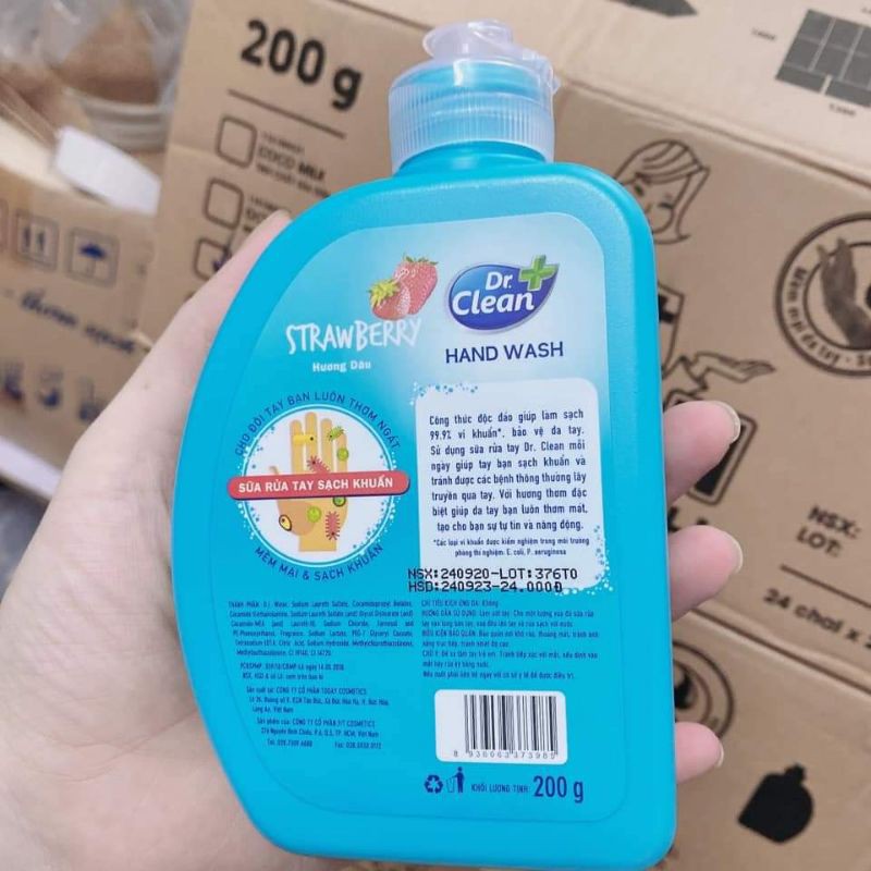 NƯỚC RỬA TAY DR CLEAN HÀNG CHÍNH HÃNG KHUYẾN MÃI