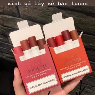 Set son Mini hình dáng Gói thuốc