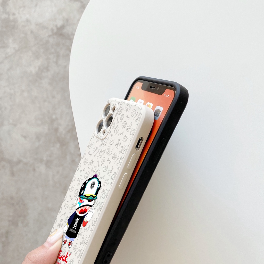 Ốp Điện Thoại Viền Dọc Kèm Dây Đeo Cho iPhone 11 12 13pro MAX 7plus 8plus XS MAX XR 6plus 7G 8G SE 11PRO