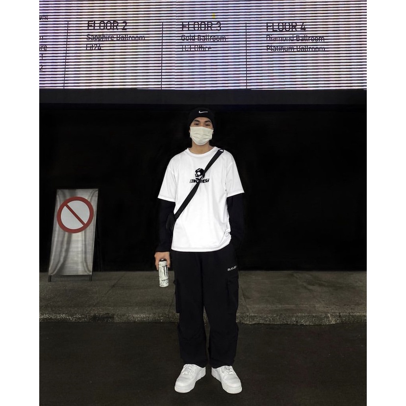 Áo phông ngắn tay cổ tròn BLACKLIST | SKULL HEAD TEE