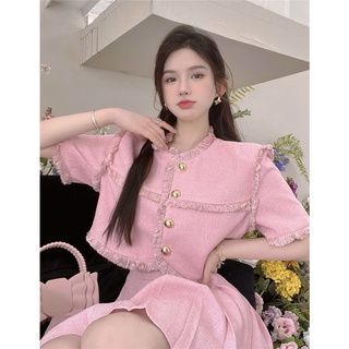 (ORDER) Set trang phục tweed tiểu thư cao cấp