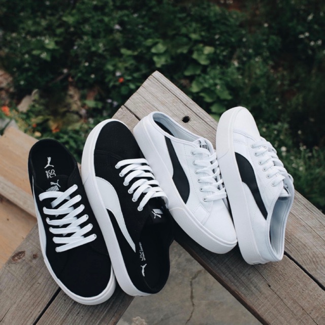 [Mã FAGREEN245 giảm tới 30K đơn 99K] 🔵[Freeship]🔵🔴 Giày Đạp gót Puma Bari Mule Korea🔴 | BigBuy360 - bigbuy360.vn