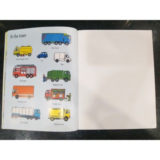 Bộ nhập - Usborne sticker book - Trucks
