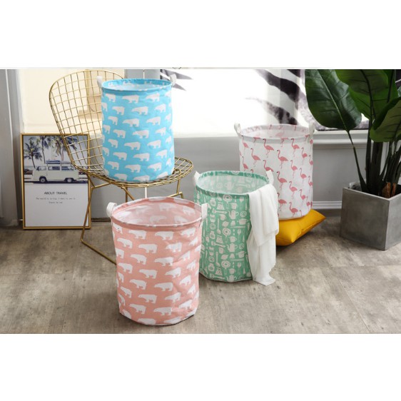 [XỊN_RẺ] Giỏ Vải Đựng Đồ Đa Năng,Đựng Đồ Chơi Sọt Vải Để Quần Áo Vải Bố Chống Thấm Nước - Văn Phòng Phẩm Sáng Tạo