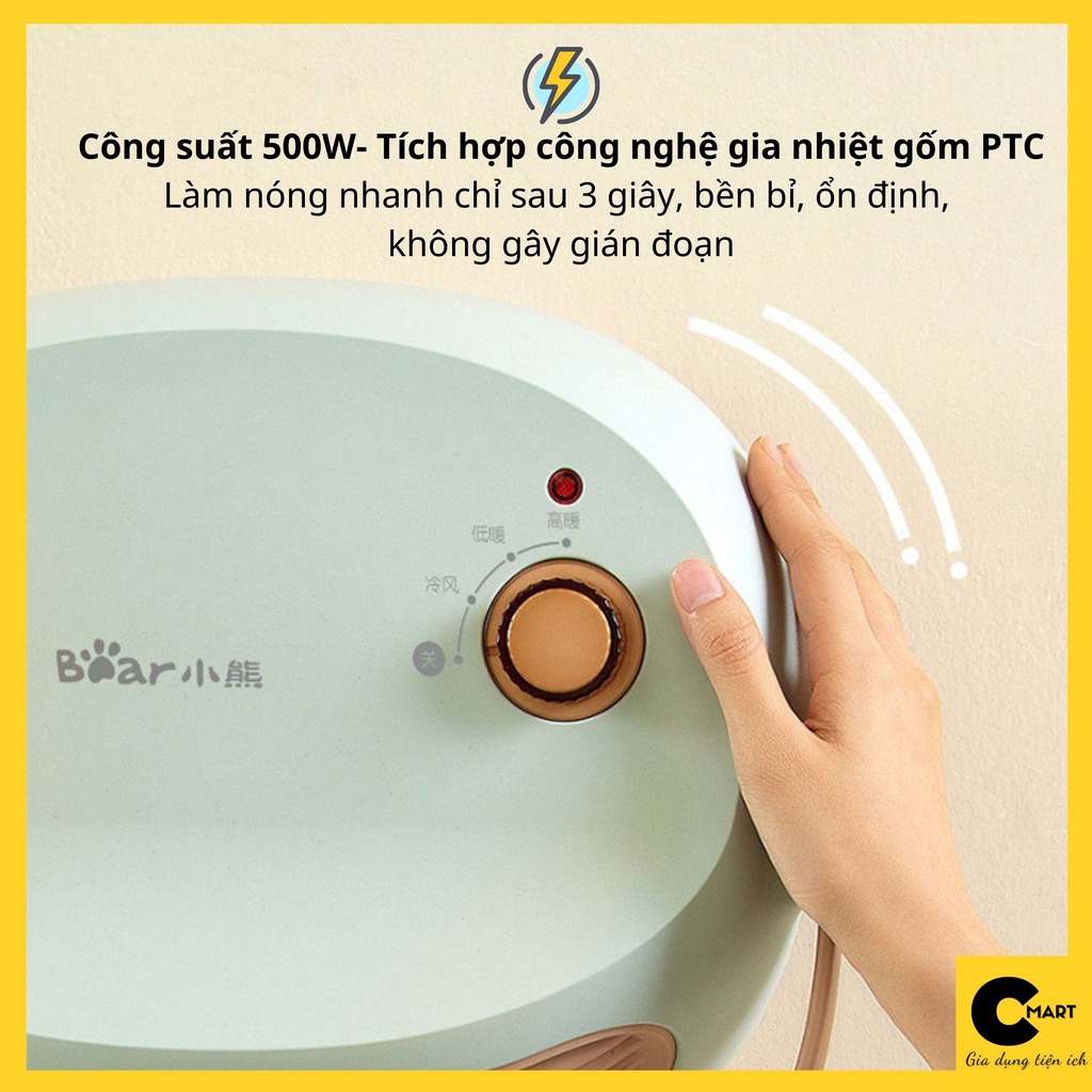 MÁY SƯỞI GỐM BEAR CHÍNH HÃNG DNQ-A19B1 CHỐNG THẤM NƯỚC KHÔNG KHÔ DA