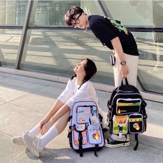 Balo phản quang TIBI HOLOGRAM Nam Nữ học sinh đi học đi chơi 𝑭𝑹𝑬𝑬𝑺𝑯𝑰𝑷 Đẹp phong cách Hàn Quốc xu hướng HOT 2021