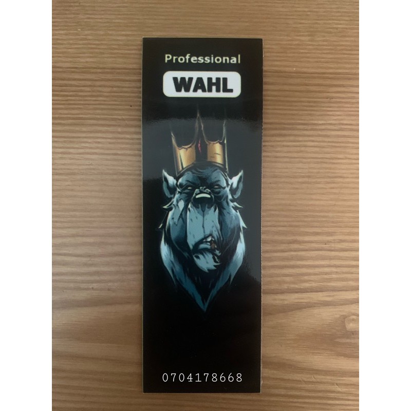 Hình dán barber shop, decal tông đơ