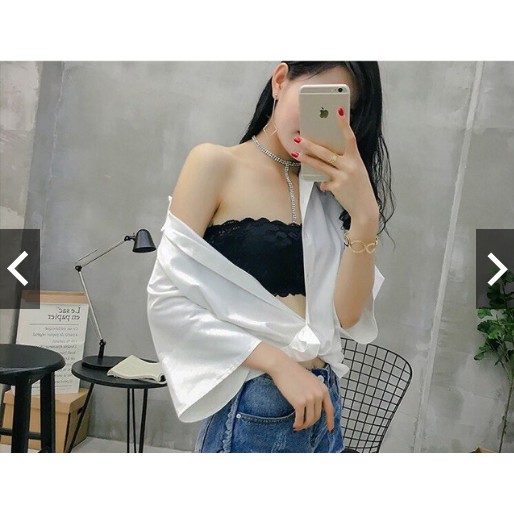 Áo Lót Nữ Không Gọng💖FREESHIP💖Áo Bra Ren Không Dây