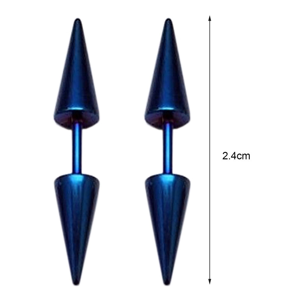 1 Đôi Bông Tai Đinh Tán Đính Đinh Cá Tính Dành Cho Nữ