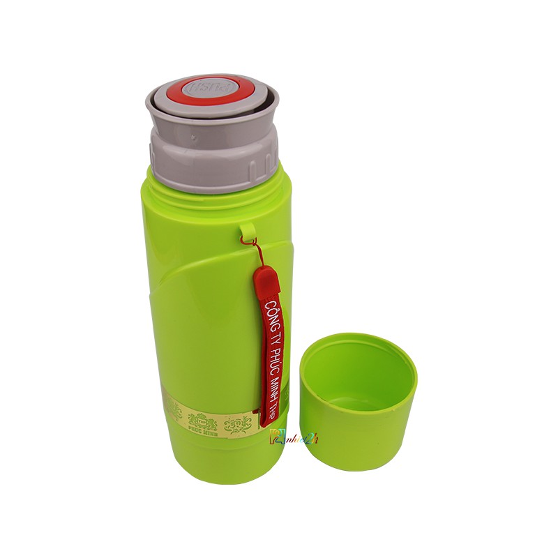 Bình nước giữ nhiệt 500mL - Phích du lịch nút bấm tự động 500mL - HP 321L - Phúc Minh THP