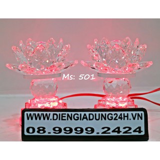 ĐÈN THỜ PHA LÊ CAO CẤP 501 (12.5cm) 1 CẶP