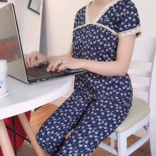 Bộ mặc nhà kate hàn