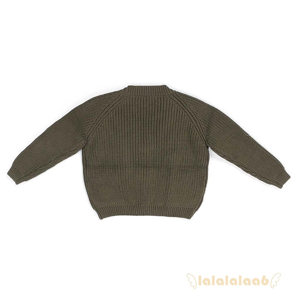 Áo Khoác Cardigan Dệt Kim Tay Dài Cổ Chữ V Phối Túi Thiết Kế Màu Trơn Thanh Lịch