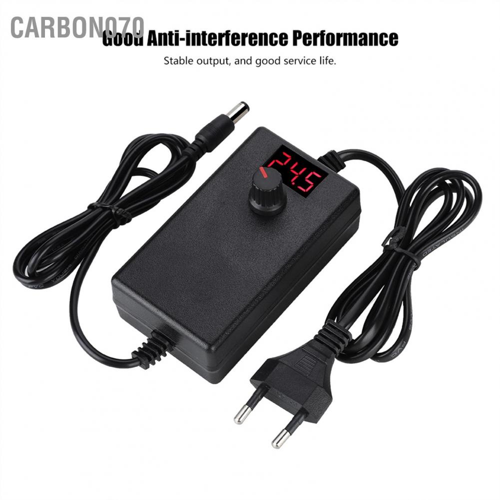 Hàng HOT Nguồn điều chỉnh điện áp  24W 2A 3-12V với màn hình LED 100-240V【Carbon070】