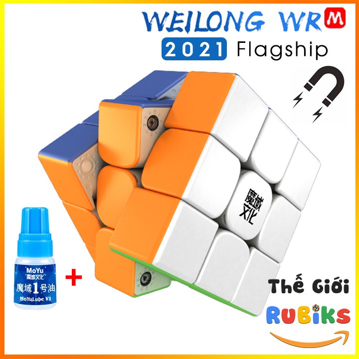 [người bán địa phương] 🔥HOT🔥 Rubik MoYu Weilong WRM 2021 3x3 Cao Cấp Có Sẵn Nam Châm All - Round Flagship