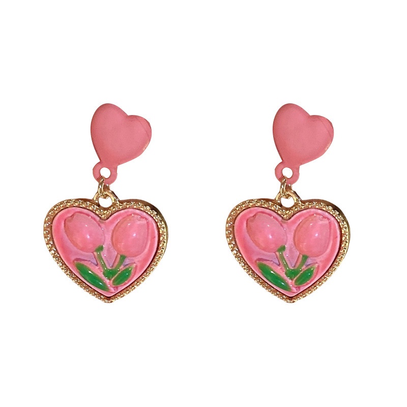 Dây Chuyền Mặt Hoa Tulip Đính Ngọc Trai Nhân Tạo Thời Trang Năm 2022