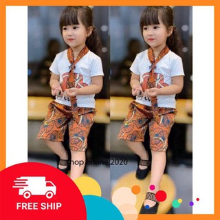 Combo bộ ống xuông bé gái