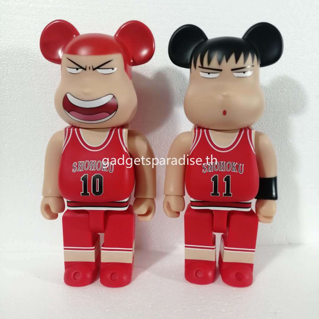 Mô Hình Nhân Vật Hanamichi Sakuragi Rukawa Kaede Bearbrick Phim SLAM DUNK 400% 28cm