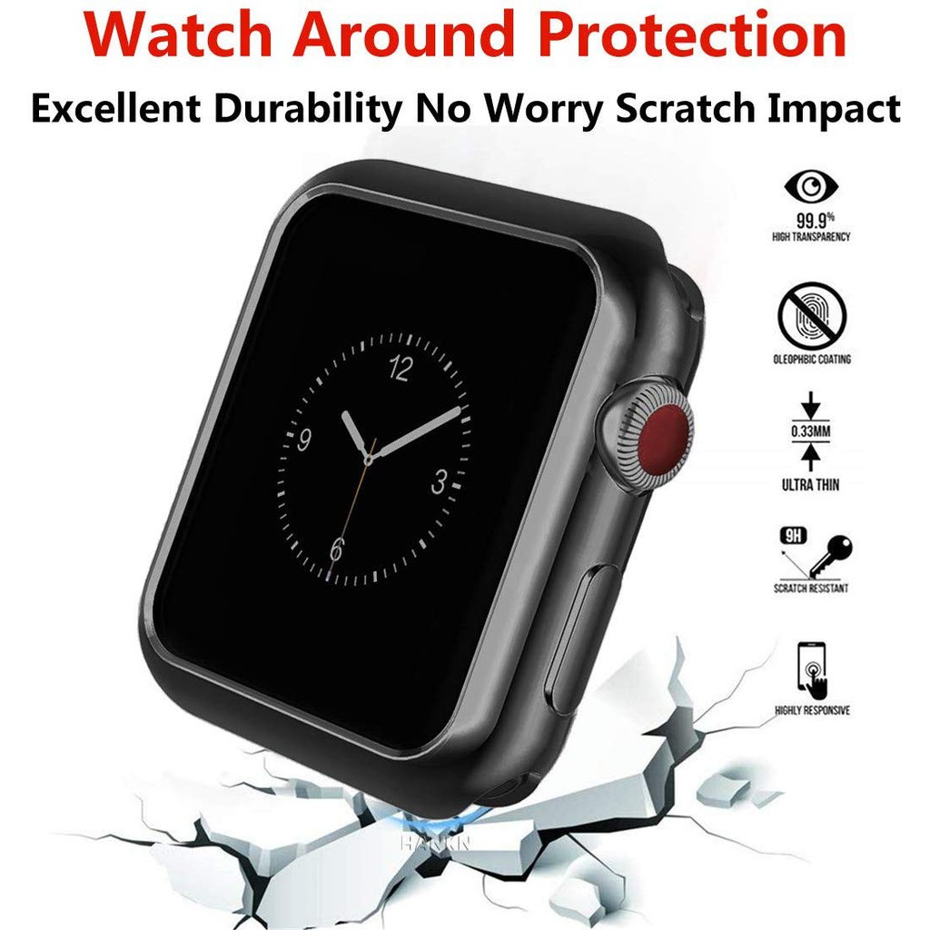Vỏ đồng hồ for Apple Watch (không có màn hình) 38mm 40mm 42mm 44mm Nắp mạ TPU mềm cho iWatch Series SE 6/5/4/3/2/1