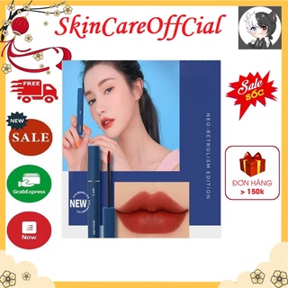 Son 3CE, Son 3ce Vỏ Xanh Speak Up-Đỏ Nâu, Bao Đẹp , Mùi Thơm, Có Tem , Mã Vạch Đầy Đủ