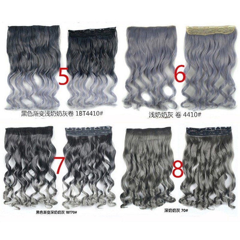 Tóc giả Wigsin thẳng dài nhuộm màu thời trang tùy chọn