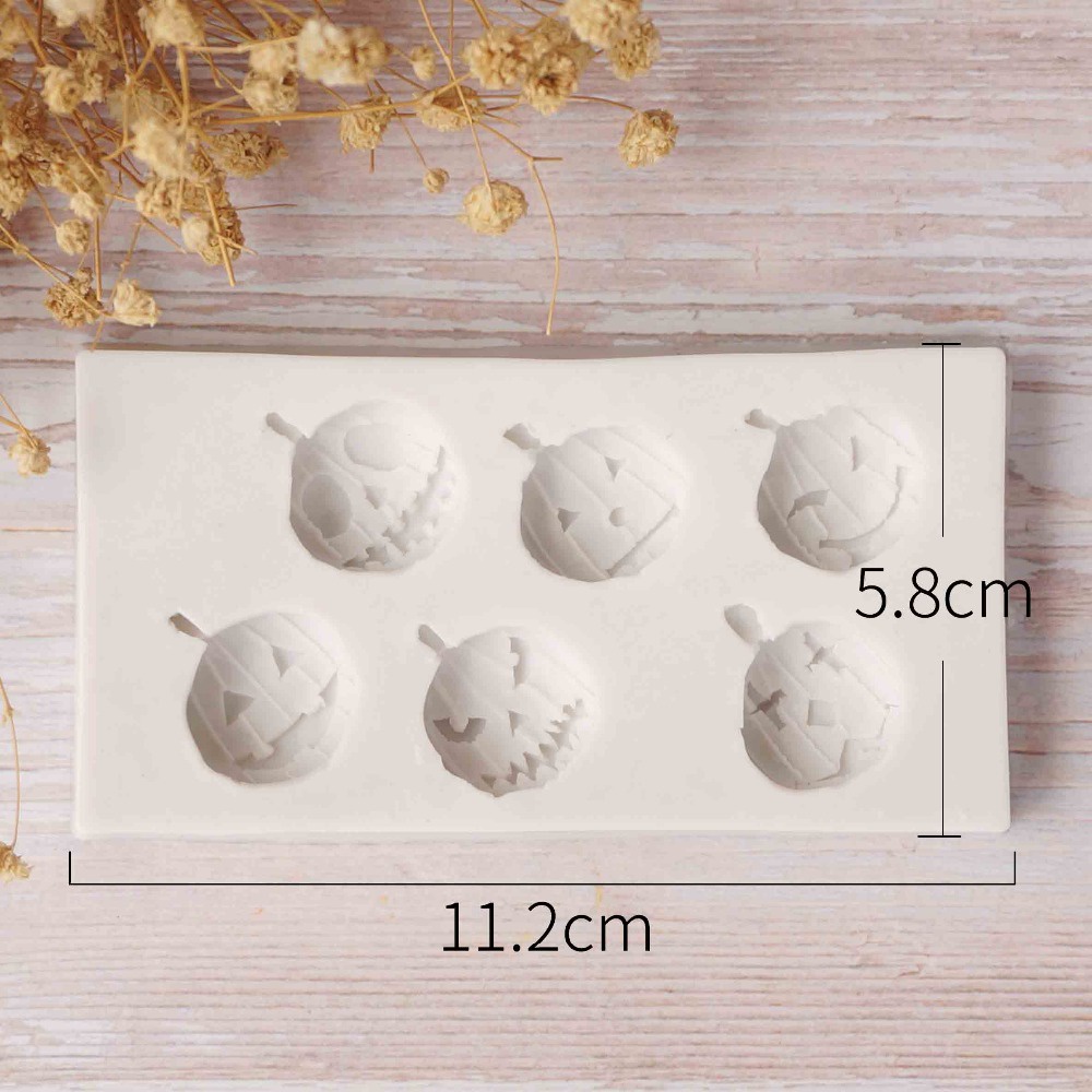 Khuôn Silicone Làm Bánh Hình Trái Bí Ngô Halloween