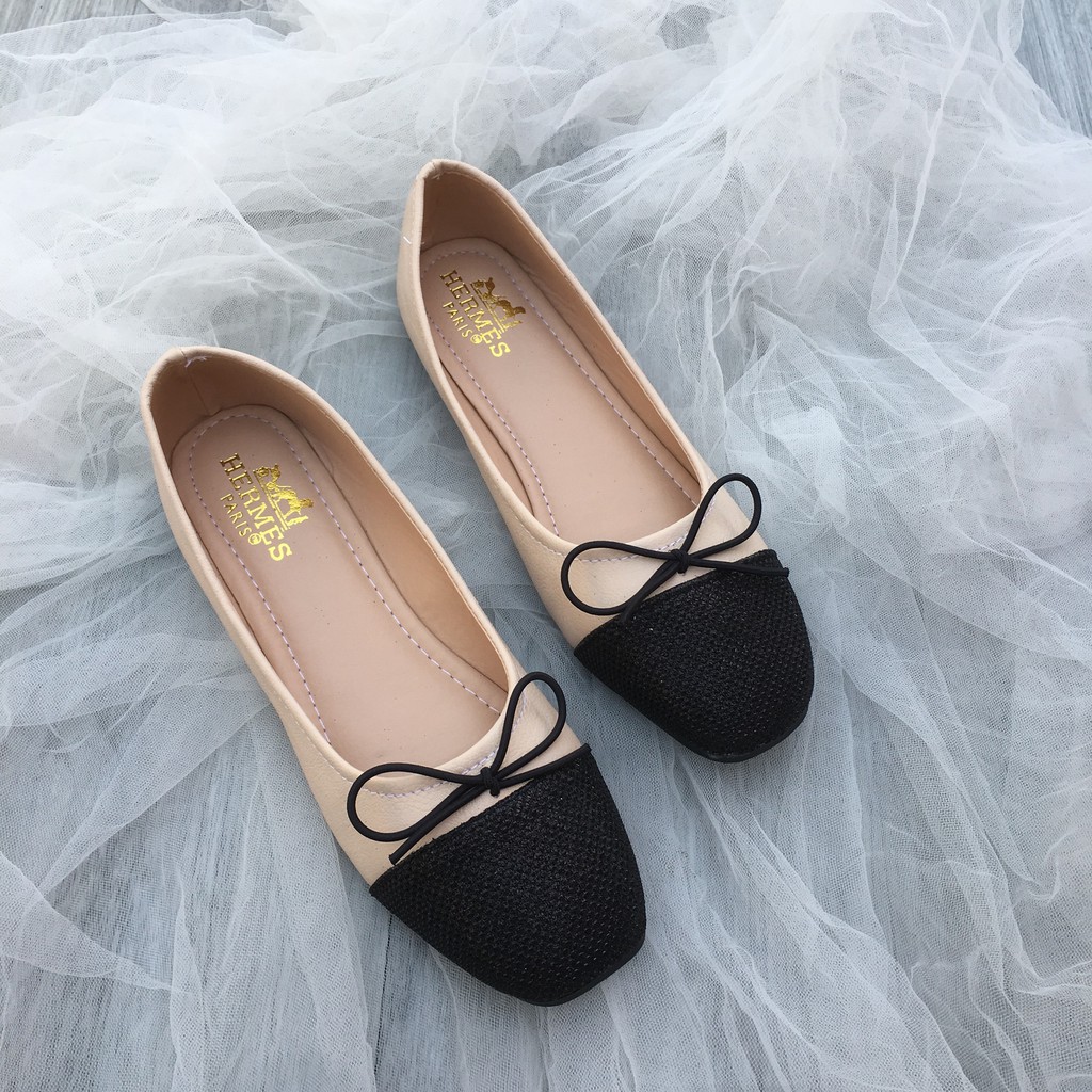 Giày nữ đế bệt gắn nơ ấu hot 2020 | BigBuy360 - bigbuy360.vn