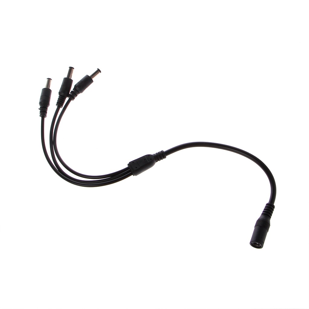 Dây cáp chia cổng sạc từ 1 đầu lỗ cắm sang 2 / 3 / 4 / 5 đầu cắm 5.5x2.1mm 12V