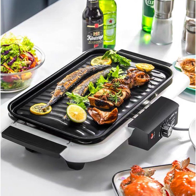 Bếp nướng điện không khói BBQ 2000W BY1909- Hàng loại 1, thích hợp cho gia đình, tiện lợi !